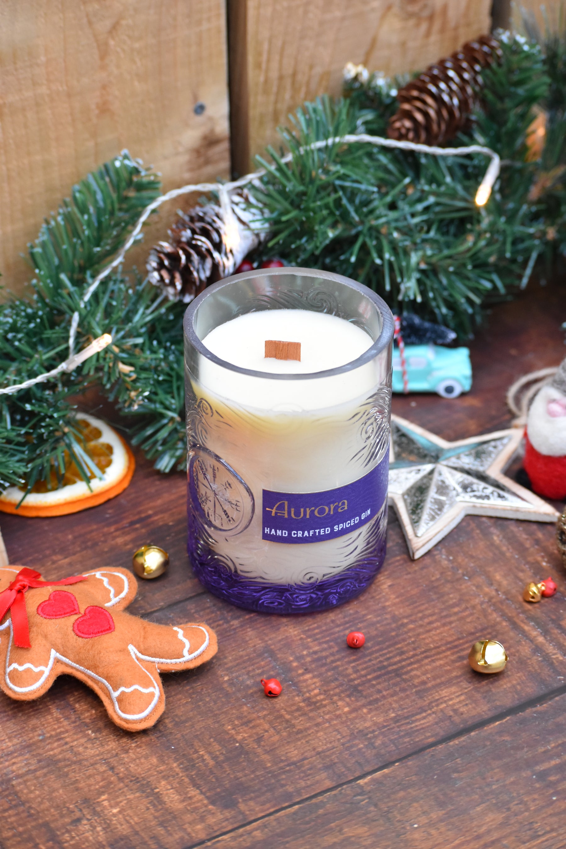 Upcycled Kirkjuvagr Gin Candle