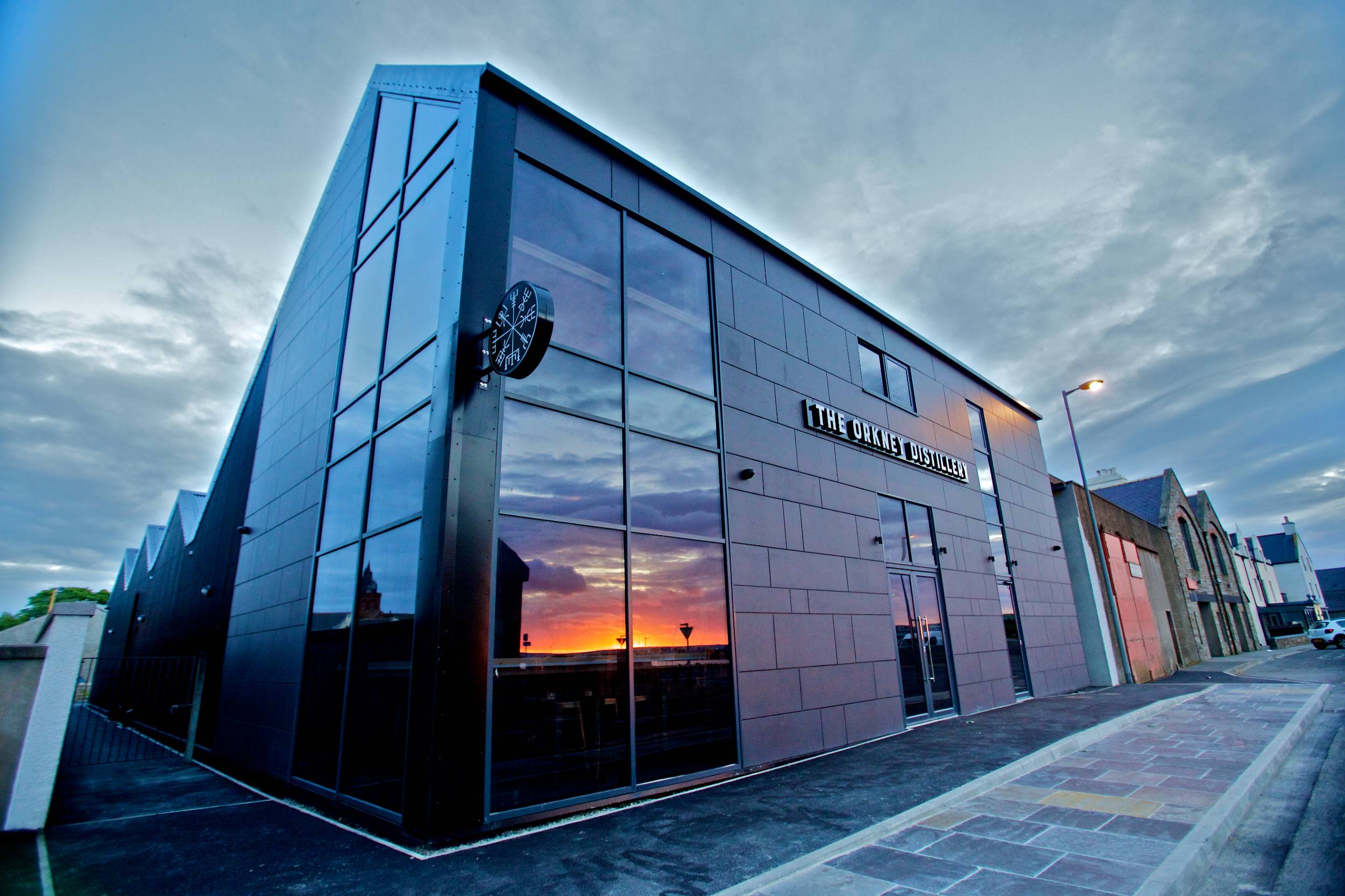 The Orkney Distillery building in Kirkwall