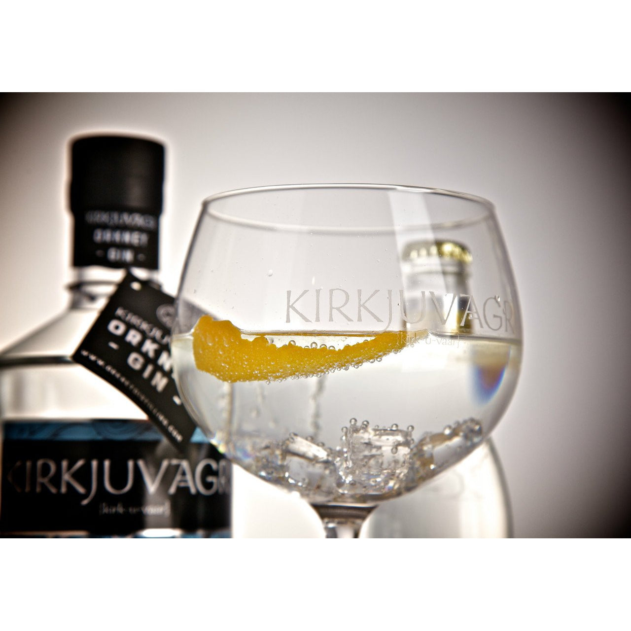 24oz Branded Gin Cocktail Glass