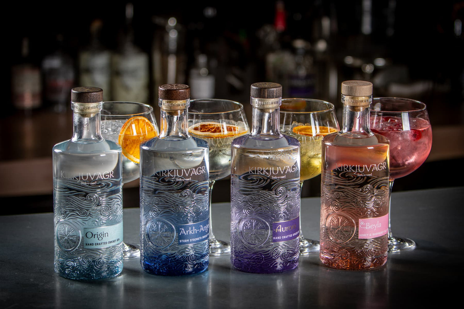 Introducing the new Kirkjuvagr Gin bottles!
