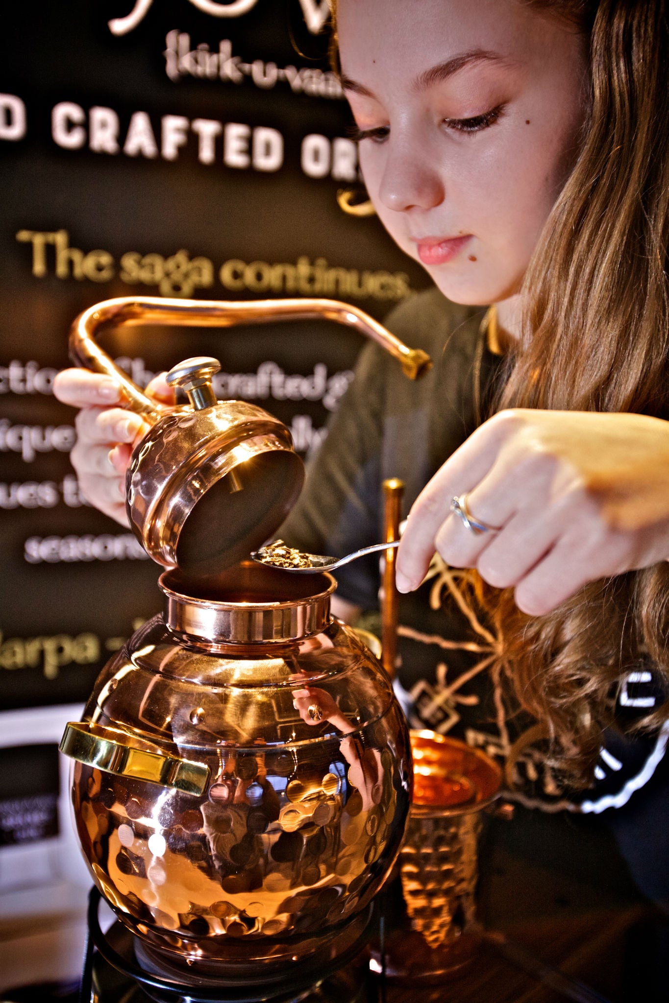 Gin making at the Orkney Distillery, Kirkwall