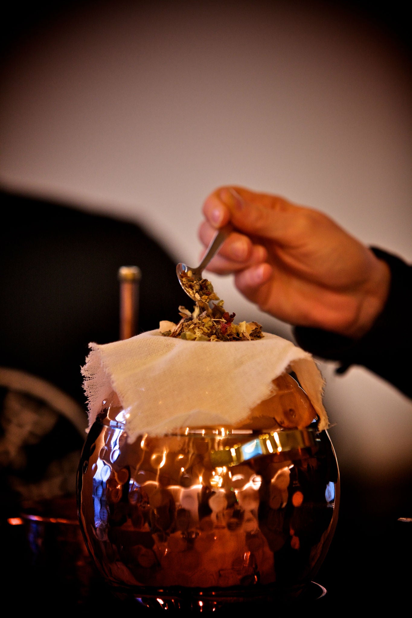 Gin making at the Orkney Distillery, Kirkwall