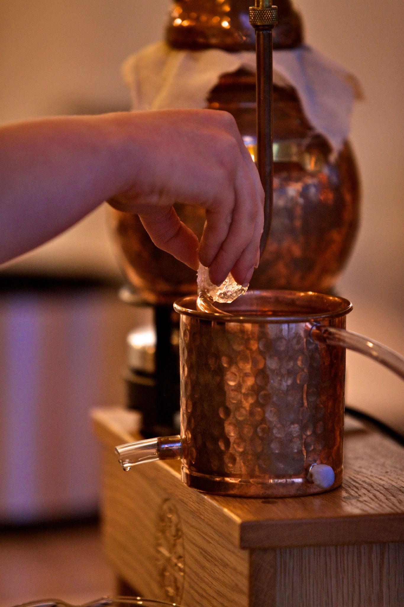 Gin making at the Orkney Distillery, Kirkwall