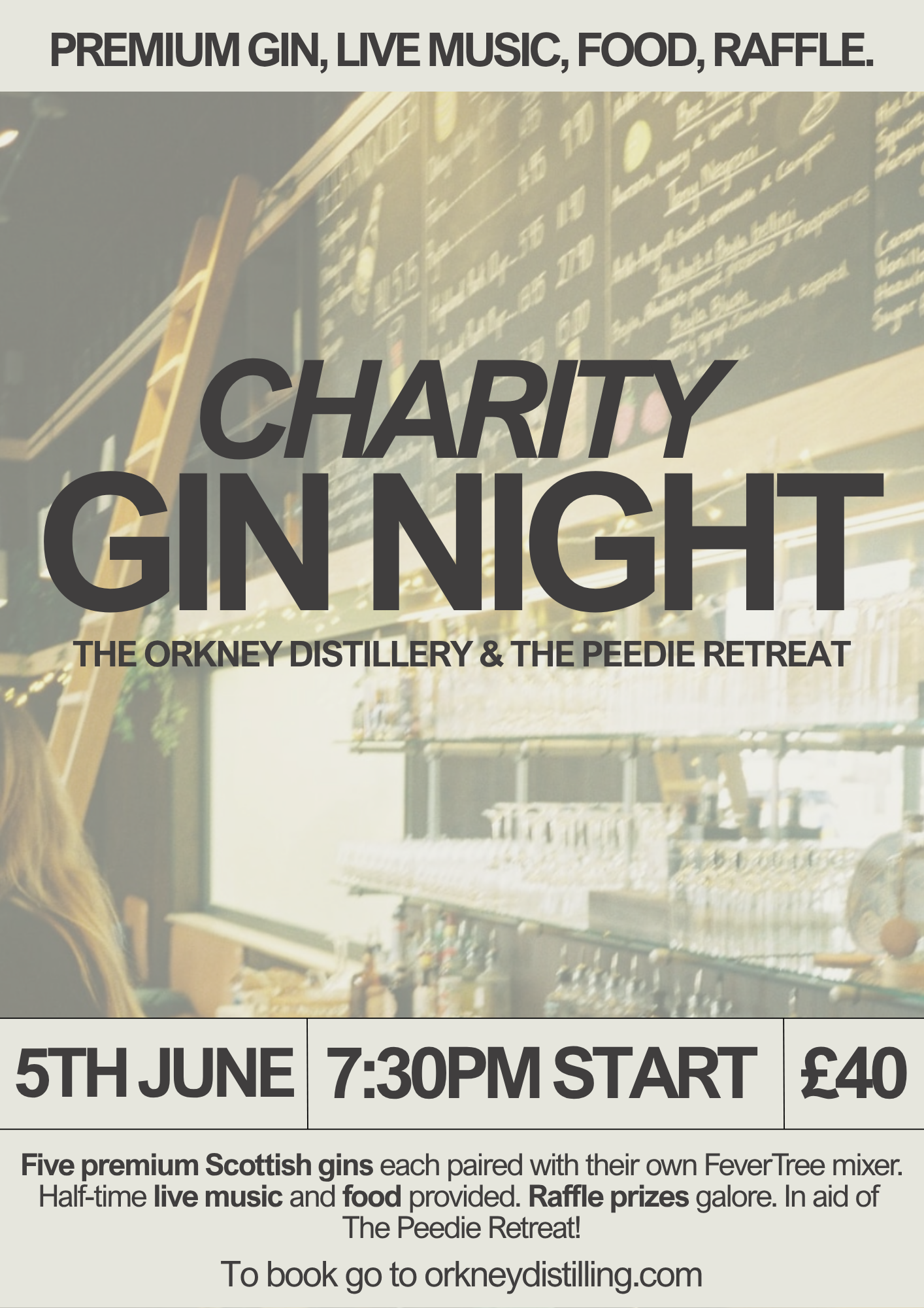 Peedie Retreat Gin Night