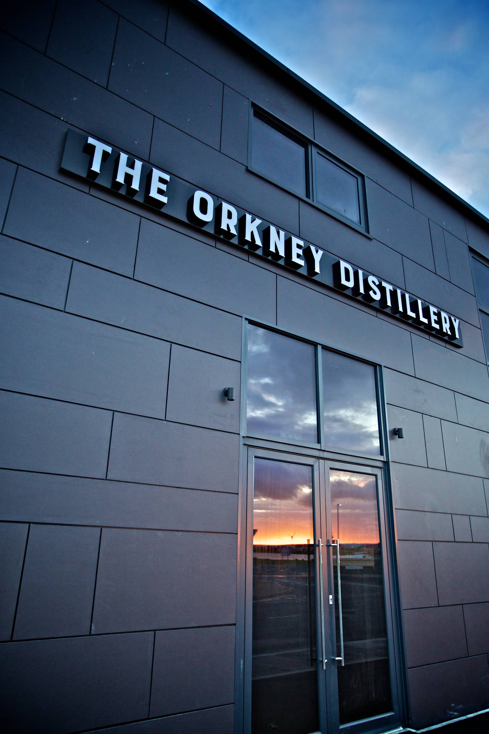 The Orkney Distillery building in Kirkwall