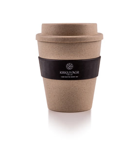 Kirkjuvagr branded reusable coffee cup