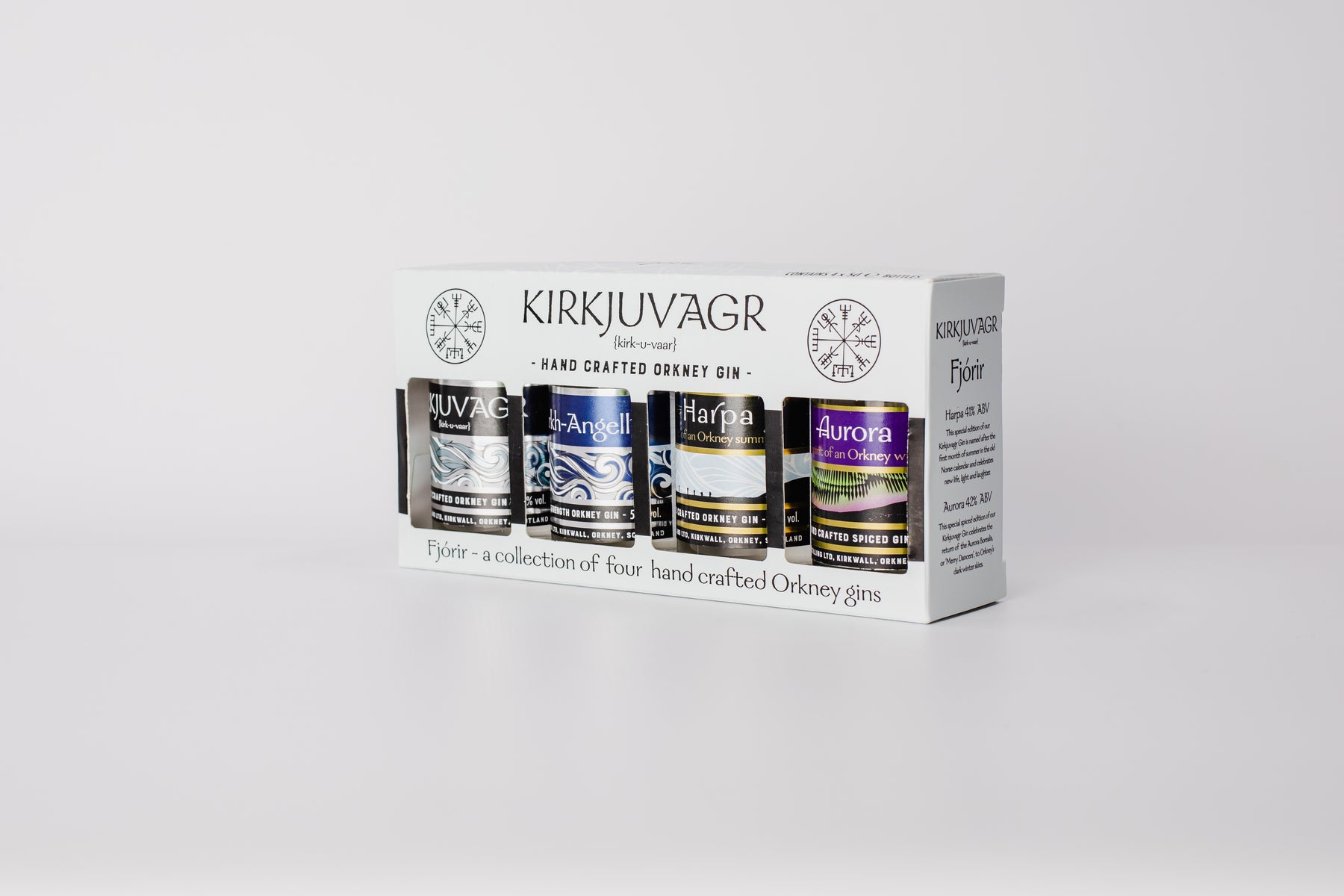 Kirkjuvagr Gin core range gift set